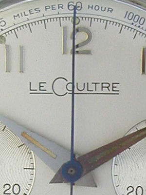 LeCoultre Dial