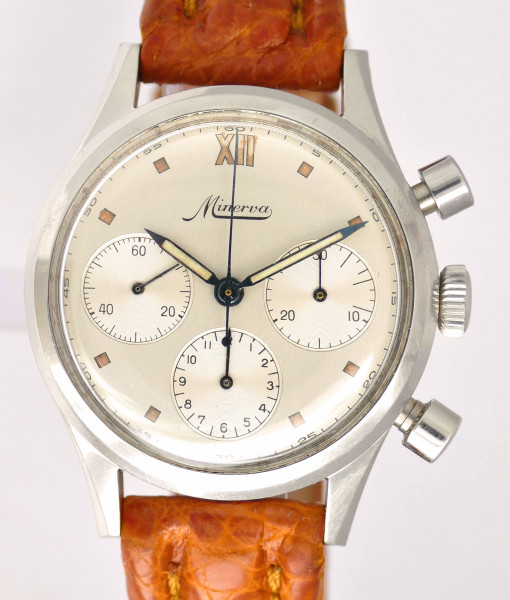 Minerva Valjoux 72 Chronograph Watch – 1940’s – Farfo.com